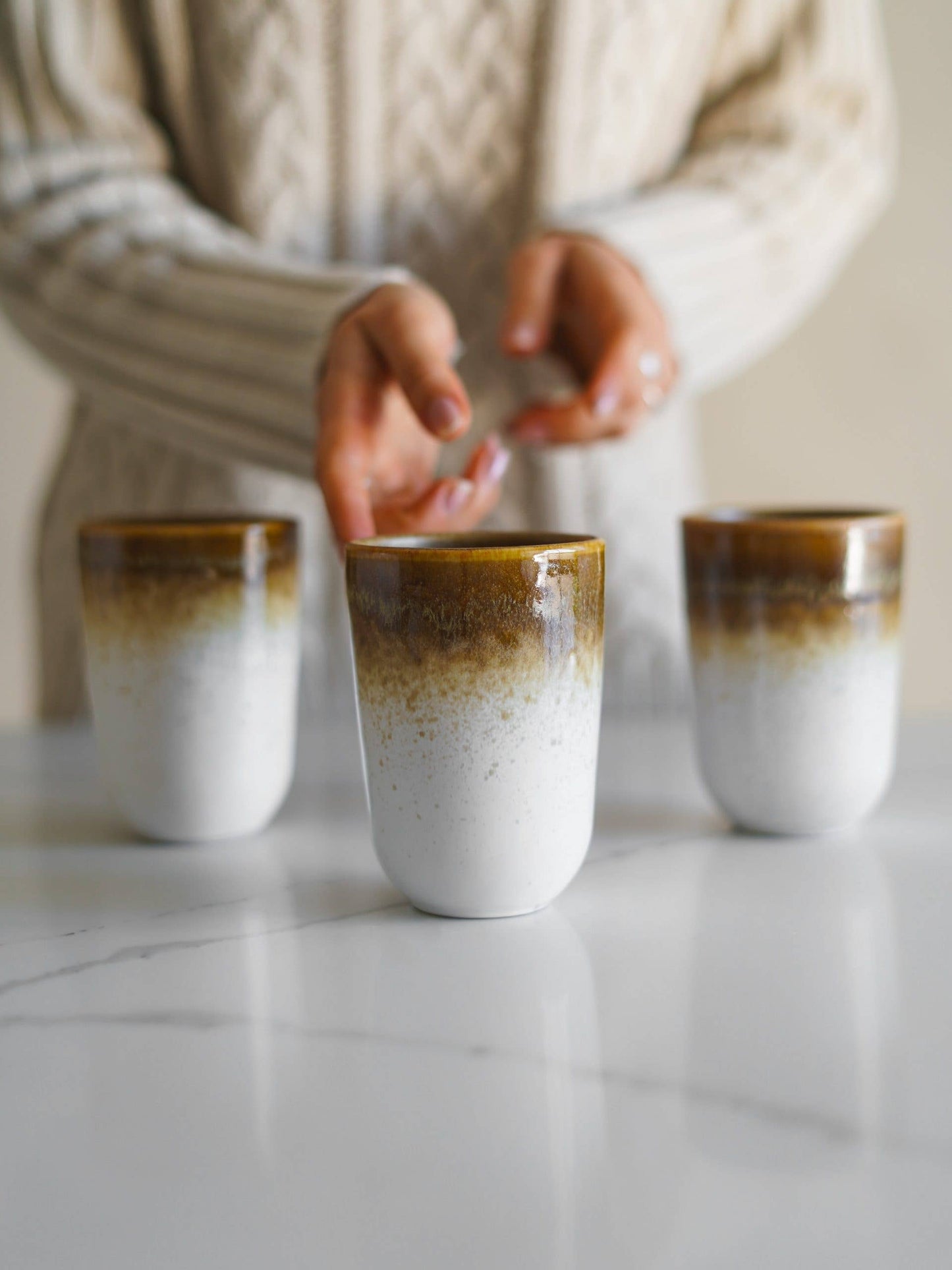Tasse Caramelo | weiss & braun